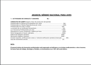 Picture of Aranceles